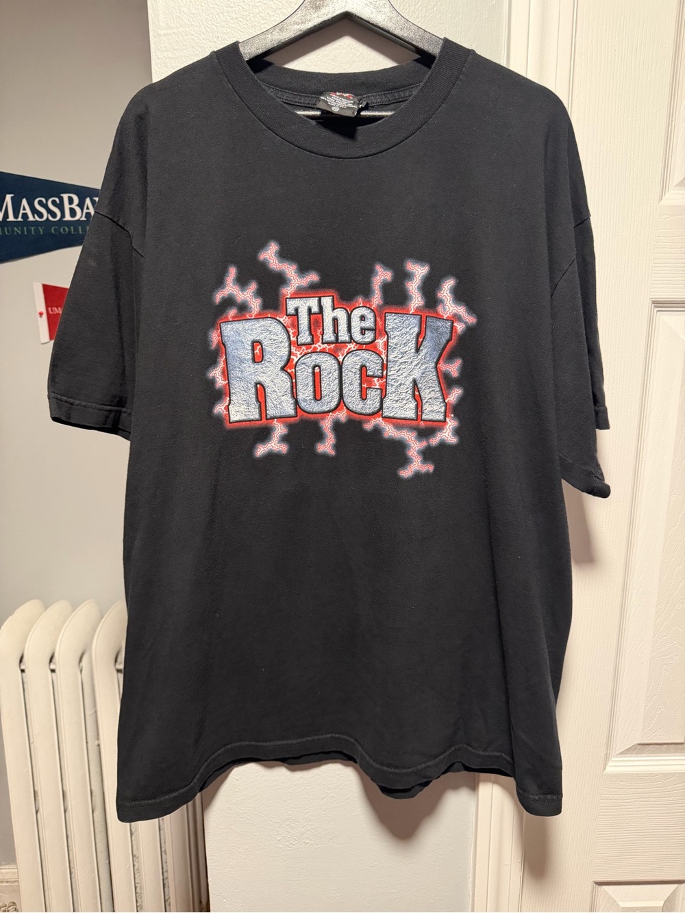 Vintage WWF 1998 The Rock “Most Electrifying Man” T Shirt Size Men’s 2XL